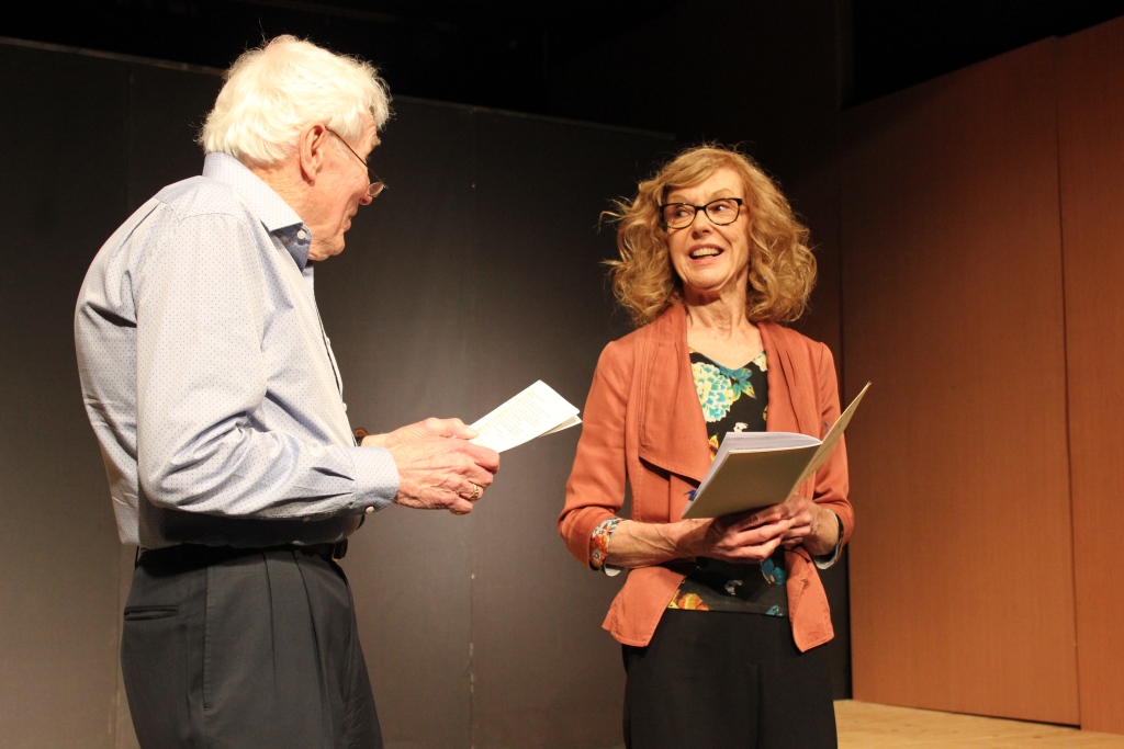 Actors in a staged reading