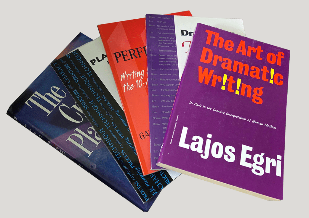 Collection of playwriting books